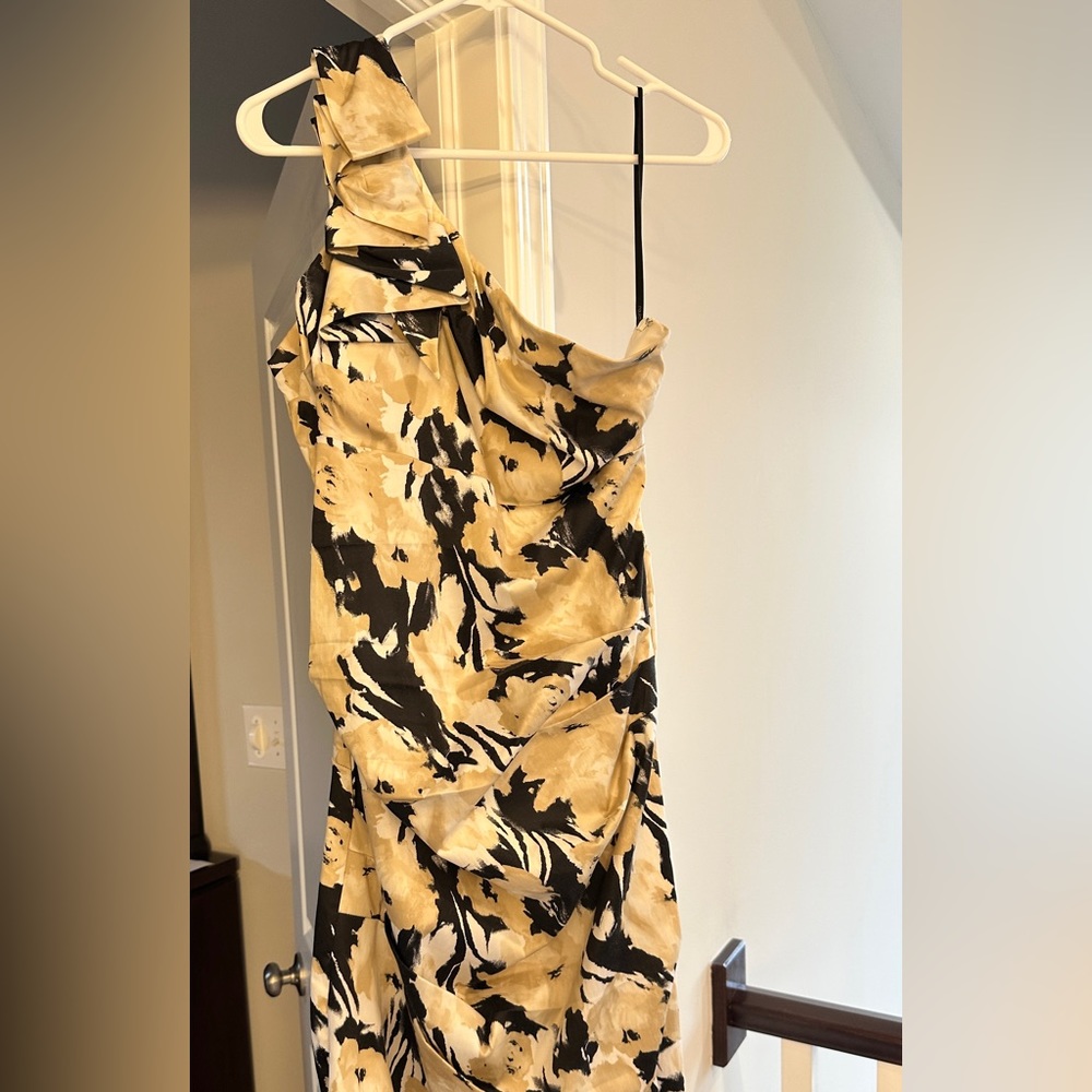 Off the shoulder cocktail dress